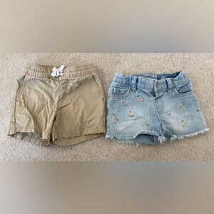 Cat & Jack Toddler Girls Shorts. Size 2T